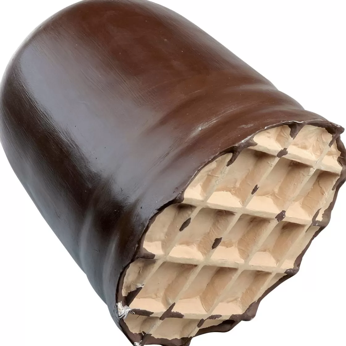 Chupetes Xxl | Chocolate Y Helados>DecoWoerner Bombón Relleno De Merengue XXL Alimento De Imitación 35 Cm marrón