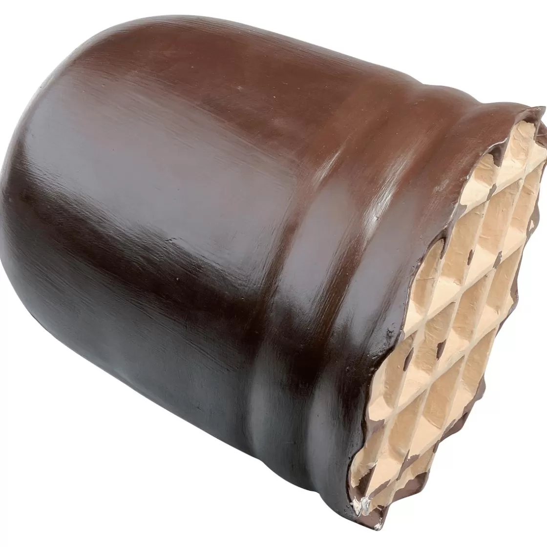Chupetes Xxl | Chocolate Y Helados>DecoWoerner Bombón Relleno De Merengue XXL Alimento De Imitación 35 Cm marrón