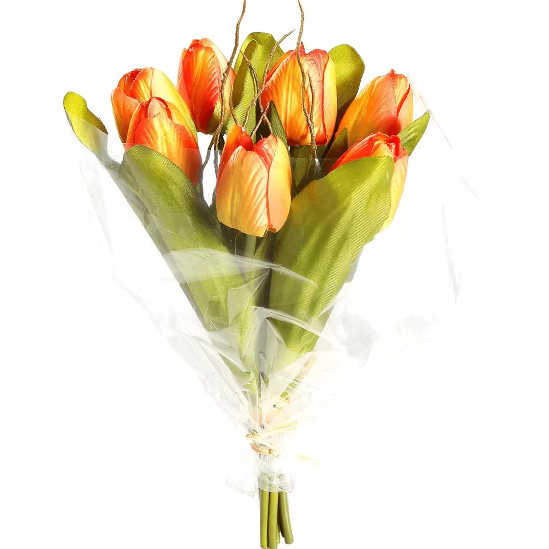 Decoración De Primavera | Flores Artificiales>DecoWoerner Buqué De Tulipanes Artificiales , 30 Cm naranja