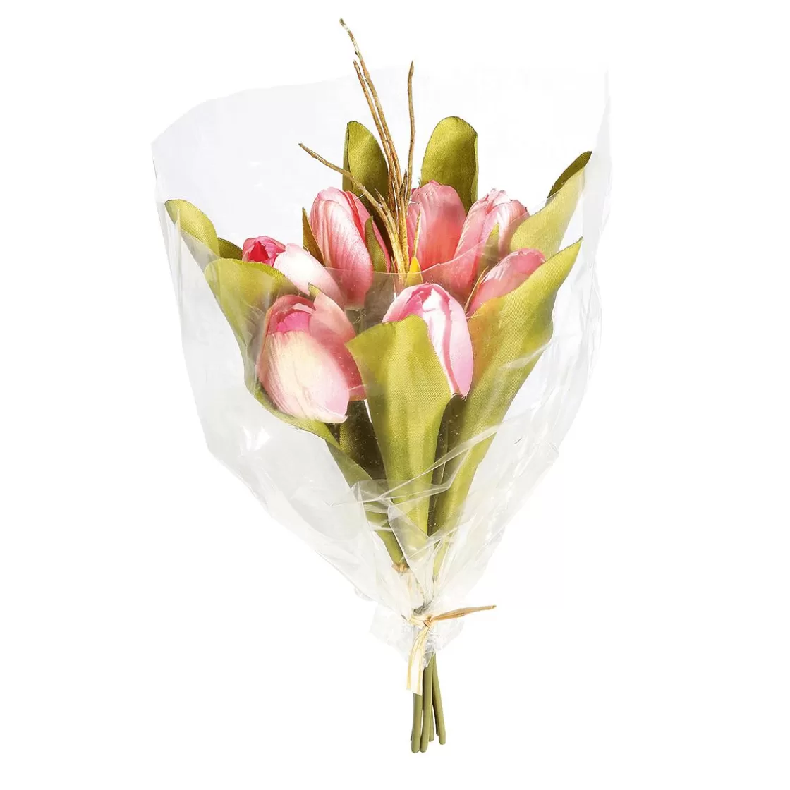 Decoración De Primavera | Ramos Y Coronas De Flores>DecoWoerner Buqué De Tulipanes Artificiales , 30 Cm rosa