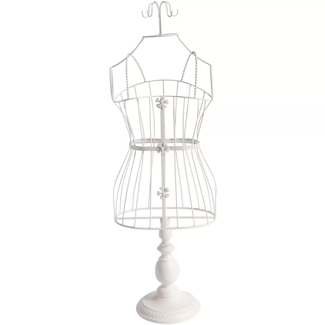 Expositores Para Tiendas>DecoWoerner Busto Decorativo "Nostalgia" 64 Cm blanco