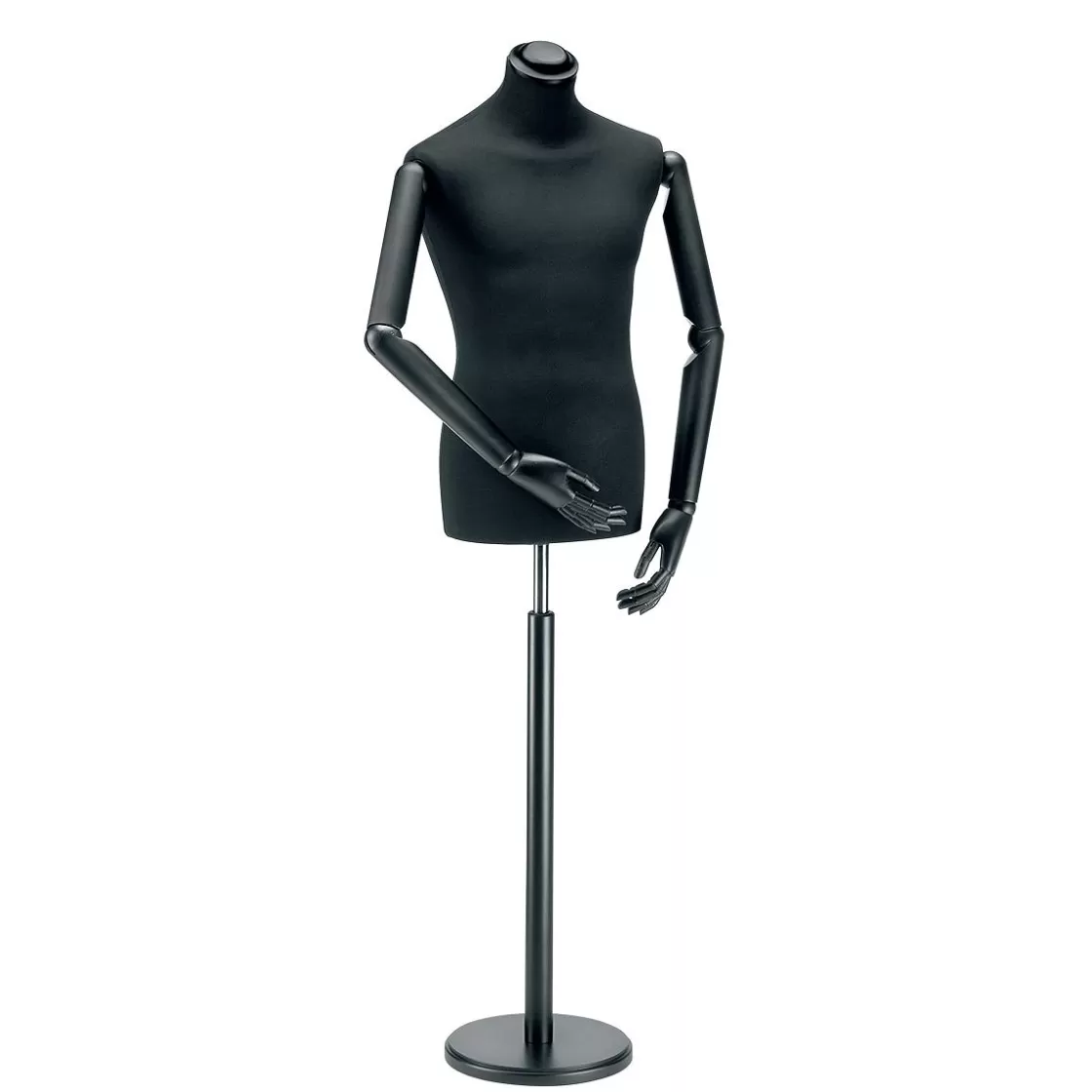 Bustos De Costura>DecoWoerner Busto Masculino Para Sastre, Busto De 76 Cm, / negro