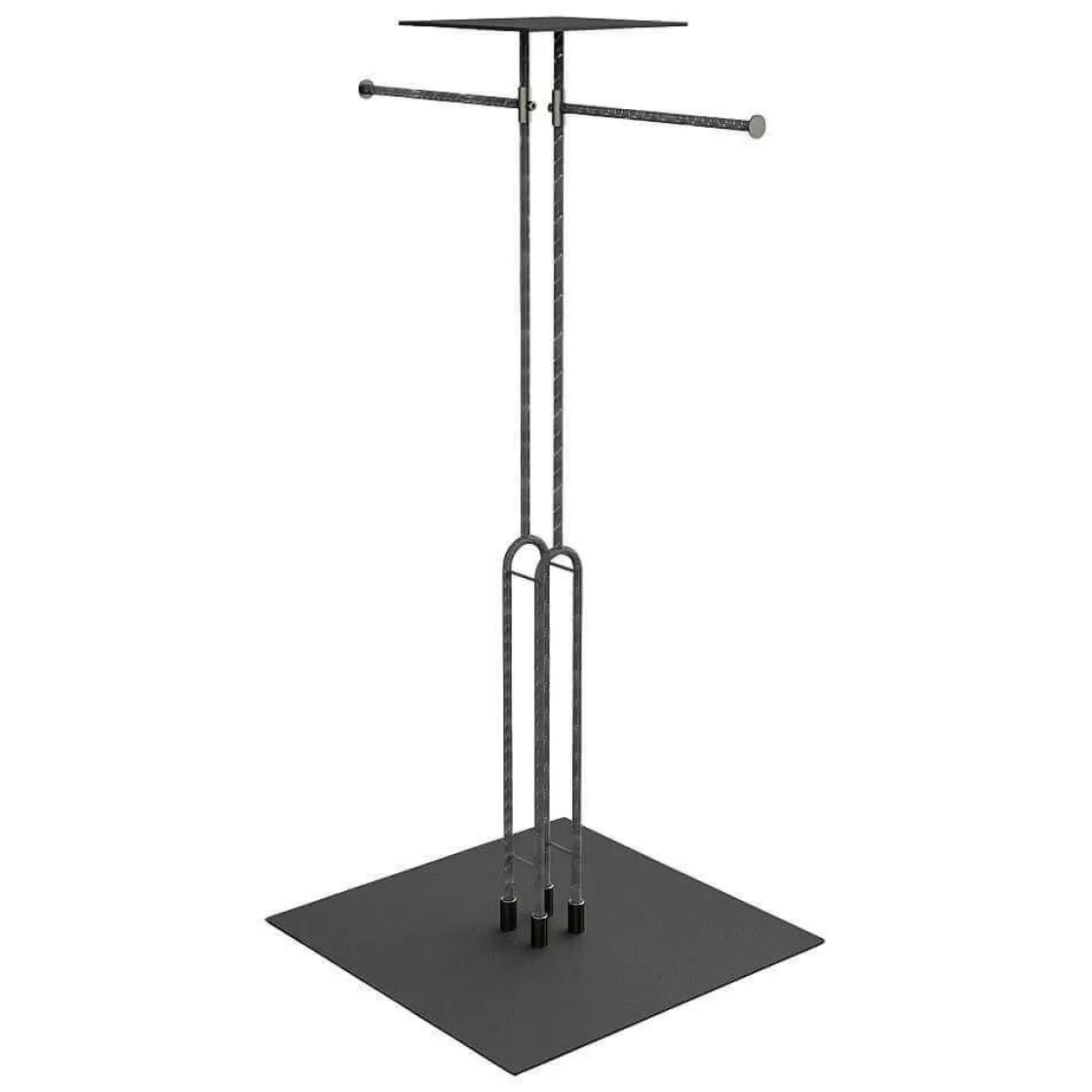 Percheros>DecoWoerner Caballete De Suspensión De 2 Brazos LOFT 145 Cm negro