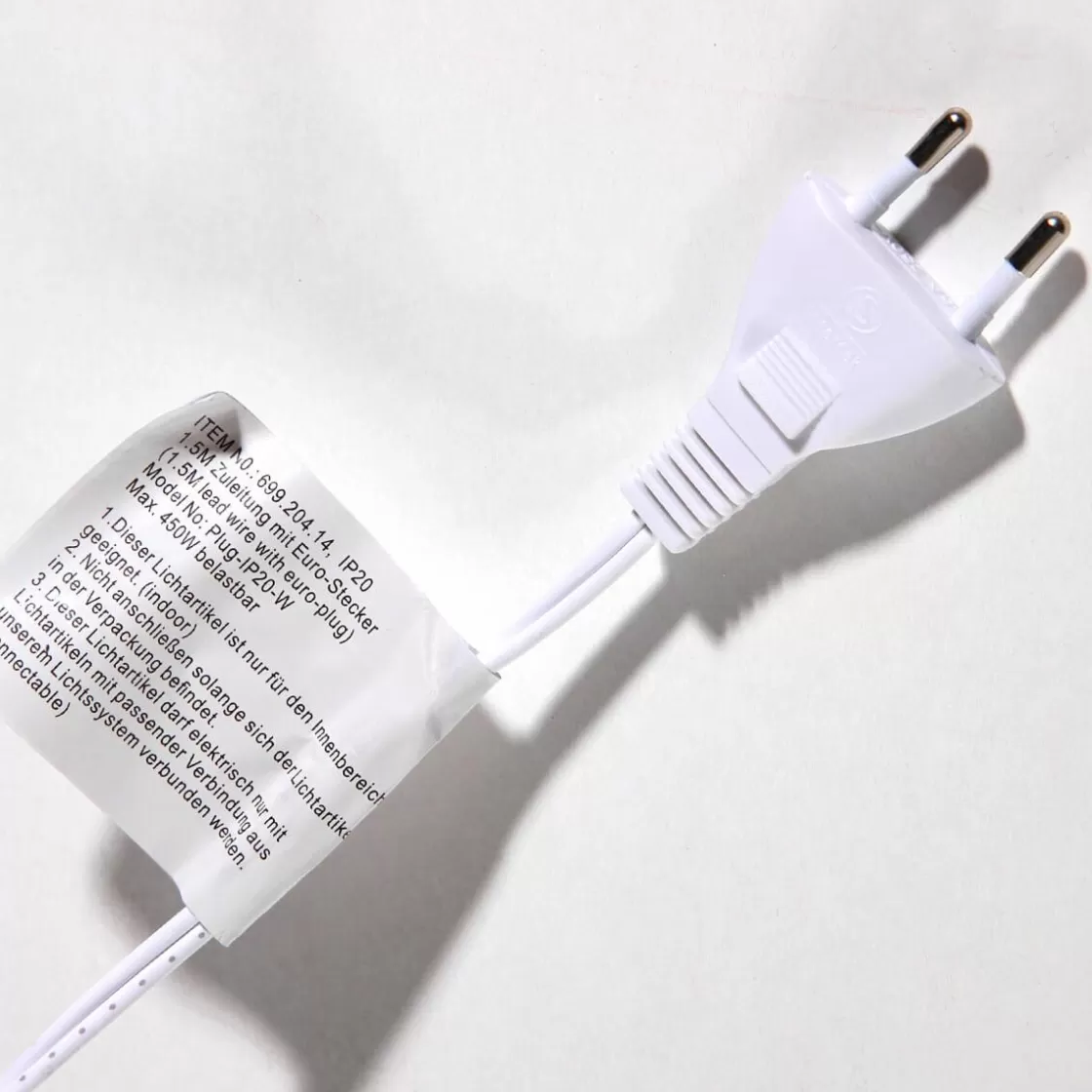 Luces De Navidad>DecoWoerner Cable De Conexión Para Productos LED Sistema IP 20, Blanco