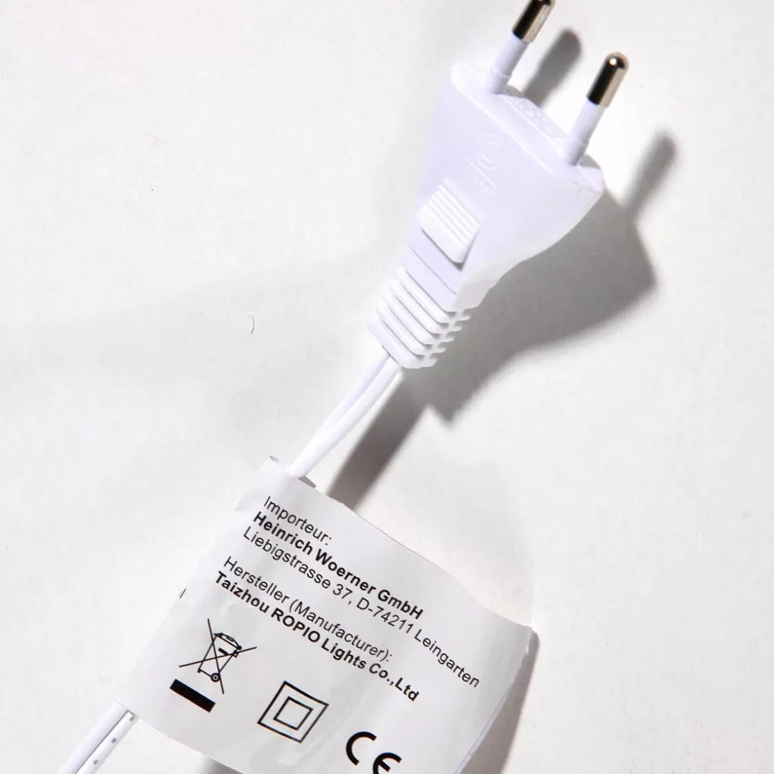 Luces De Navidad>DecoWoerner Cable De Conexión Para Productos LED Sistema IP 20, Blanco