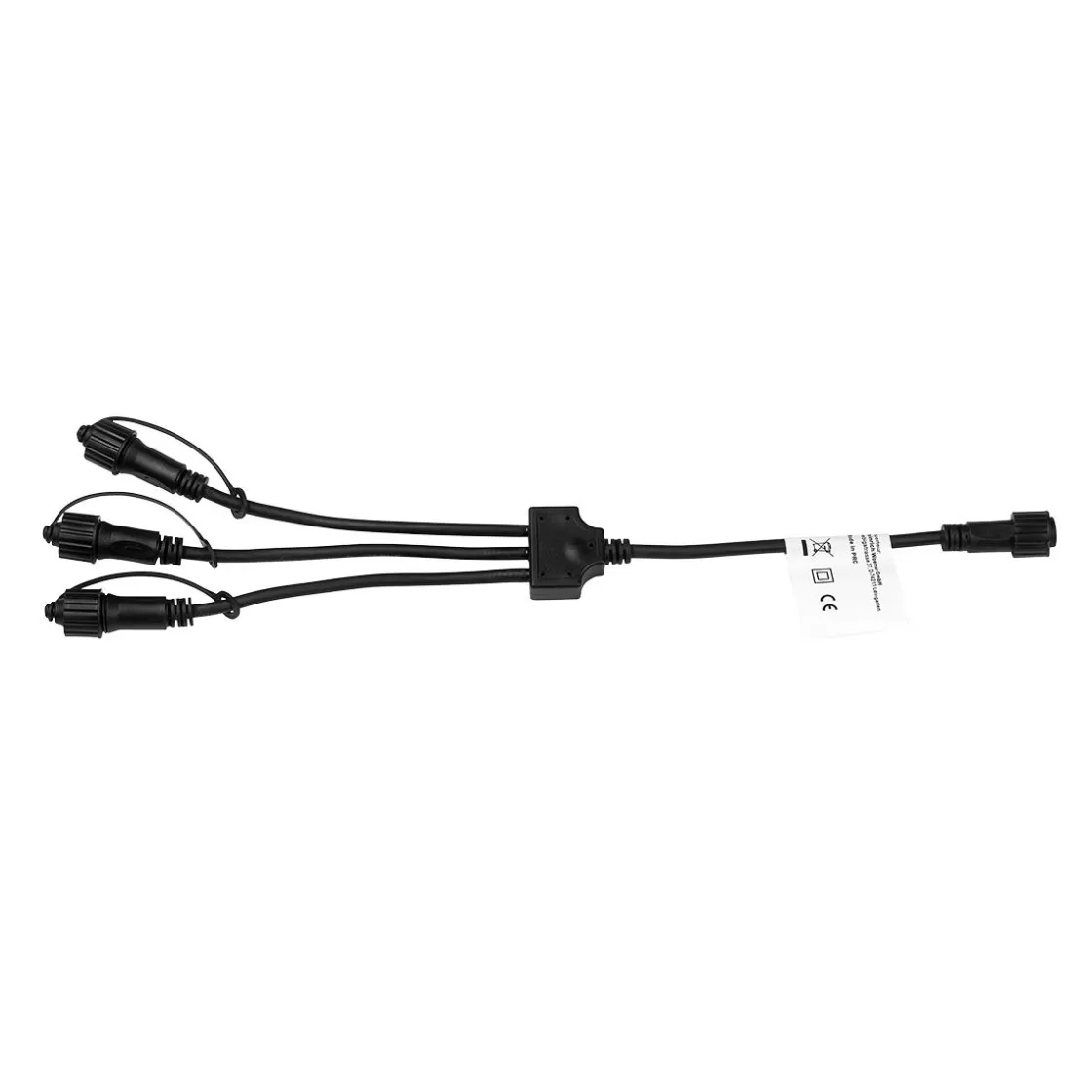 Luces De Navidad>DecoWoerner Cable De Distribución 3-veces Para LED Profi System, negro