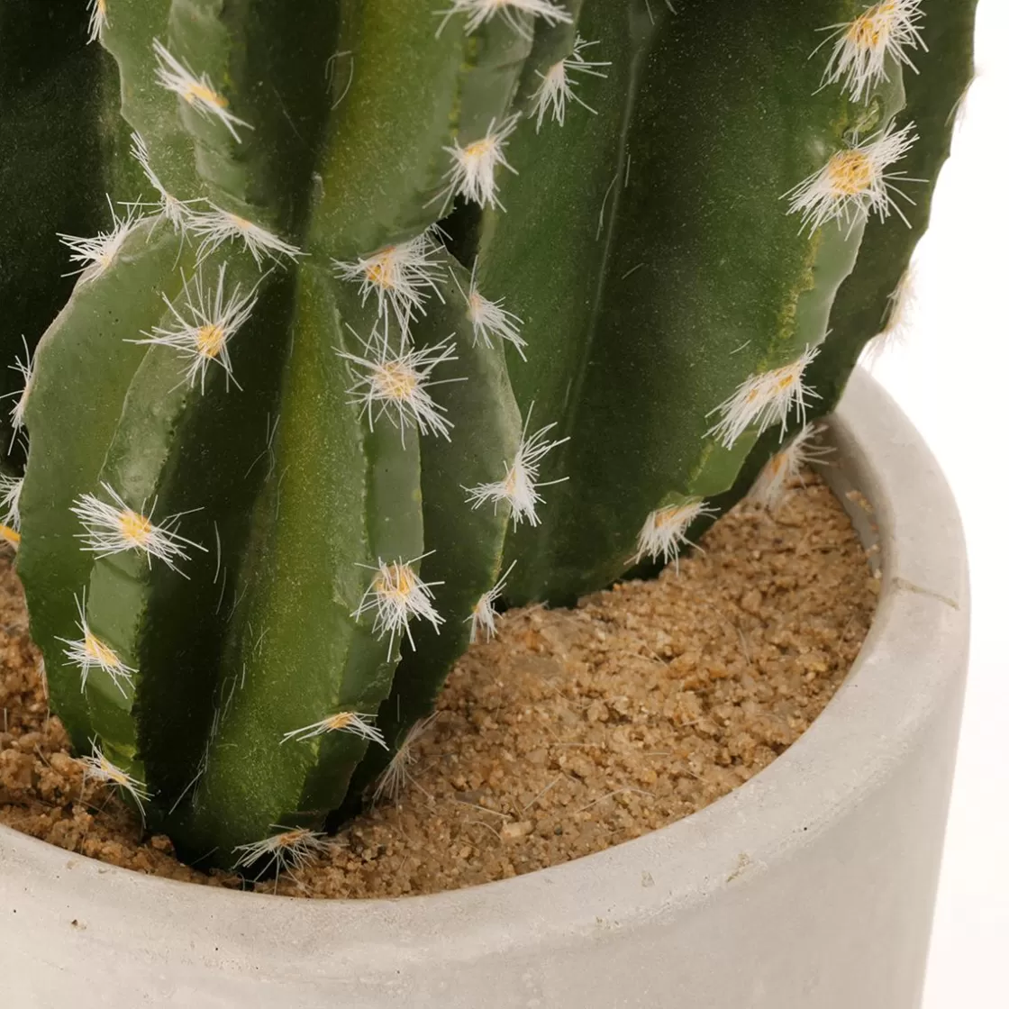 Plantas De Interior>DecoWoerner Cactus Artificial En Maceta 23 Cm verde