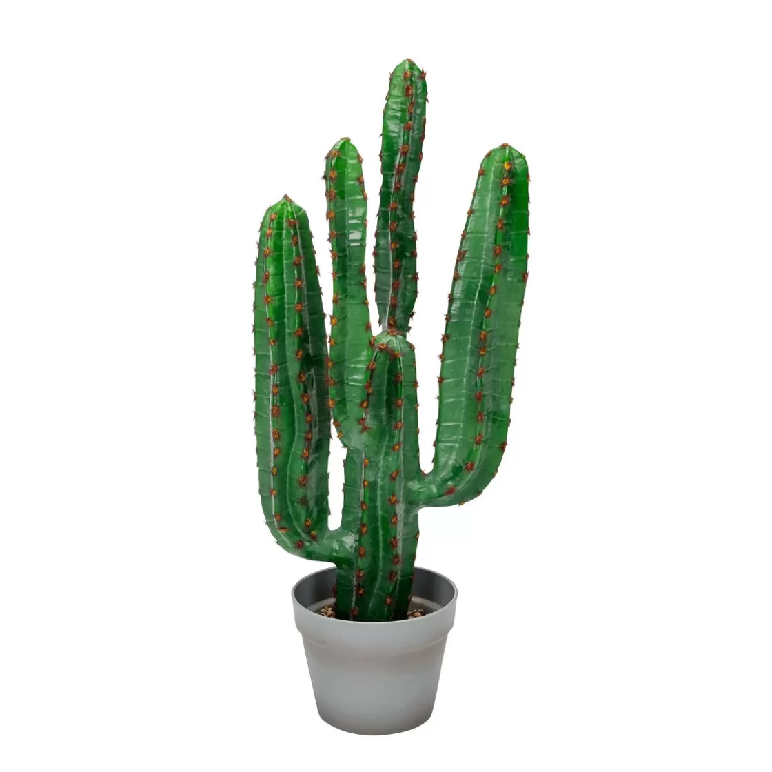 Plantas De Interior>DecoWoerner Cactus Columnar Artificial En Maceta, 70 Cm verde