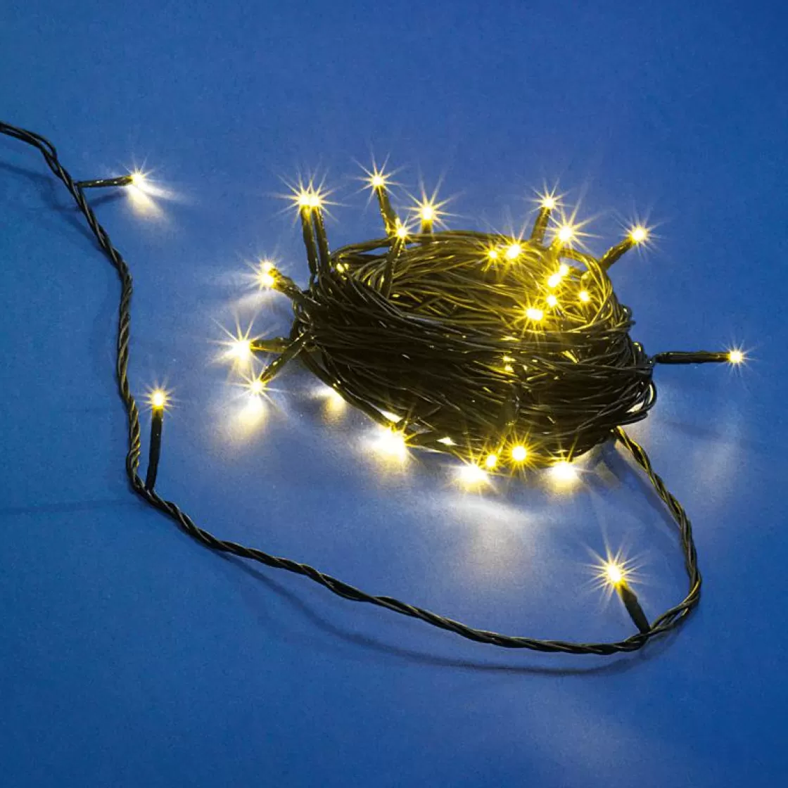 Luces De Navidad>DecoWoerner Cadena De Luces LED Para Exteriores, 100 LED, 10 M negro