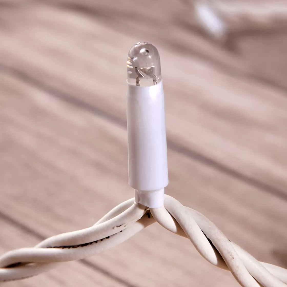 Luces De Navidad>DecoWoerner Cadena De Luz De Bajo Voltaje Blanca 10m IP44 Cálido blanco