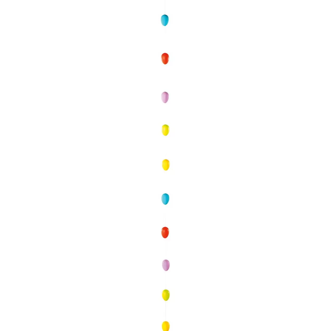 Decoración De Pascua>DecoWoerner Cadena Decorativa Con Huevos De Pascua Coloridos Uni 160 Cm multicolor