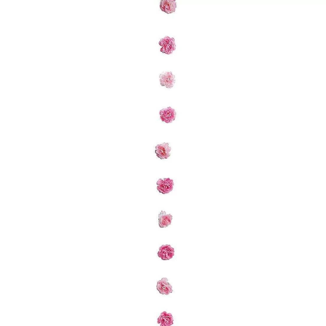 Decoración De Primavera | Guirnaldas Y Vides>DecoWoerner Cadena Decorativa De Peonías, Longitud 180 Cm rosa