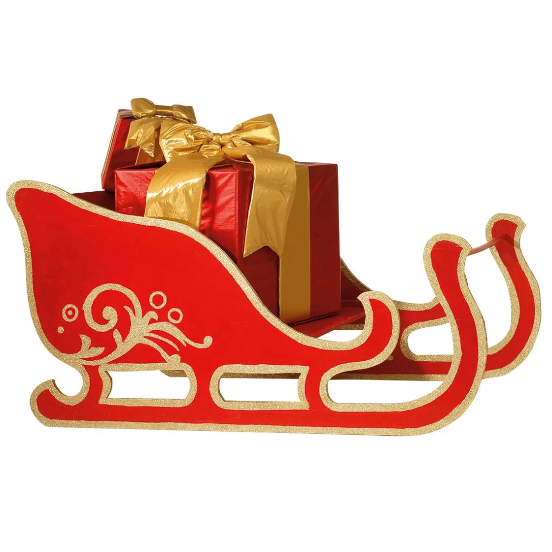 Decoración Navideña Xxl>DecoWoerner Caja De Regalo XXL Para Interiores 3 Piezas Rojo multicolor