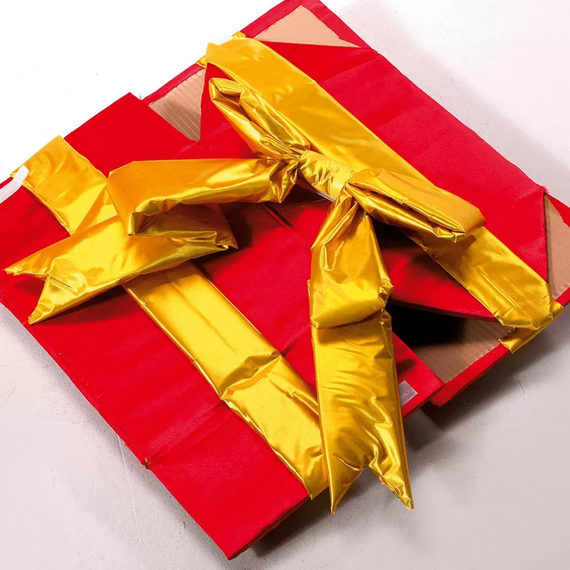 Decoración Navideña Xxl>DecoWoerner Caja De Regalo XXL Para Interiores 3 Piezas Rojo multicolor