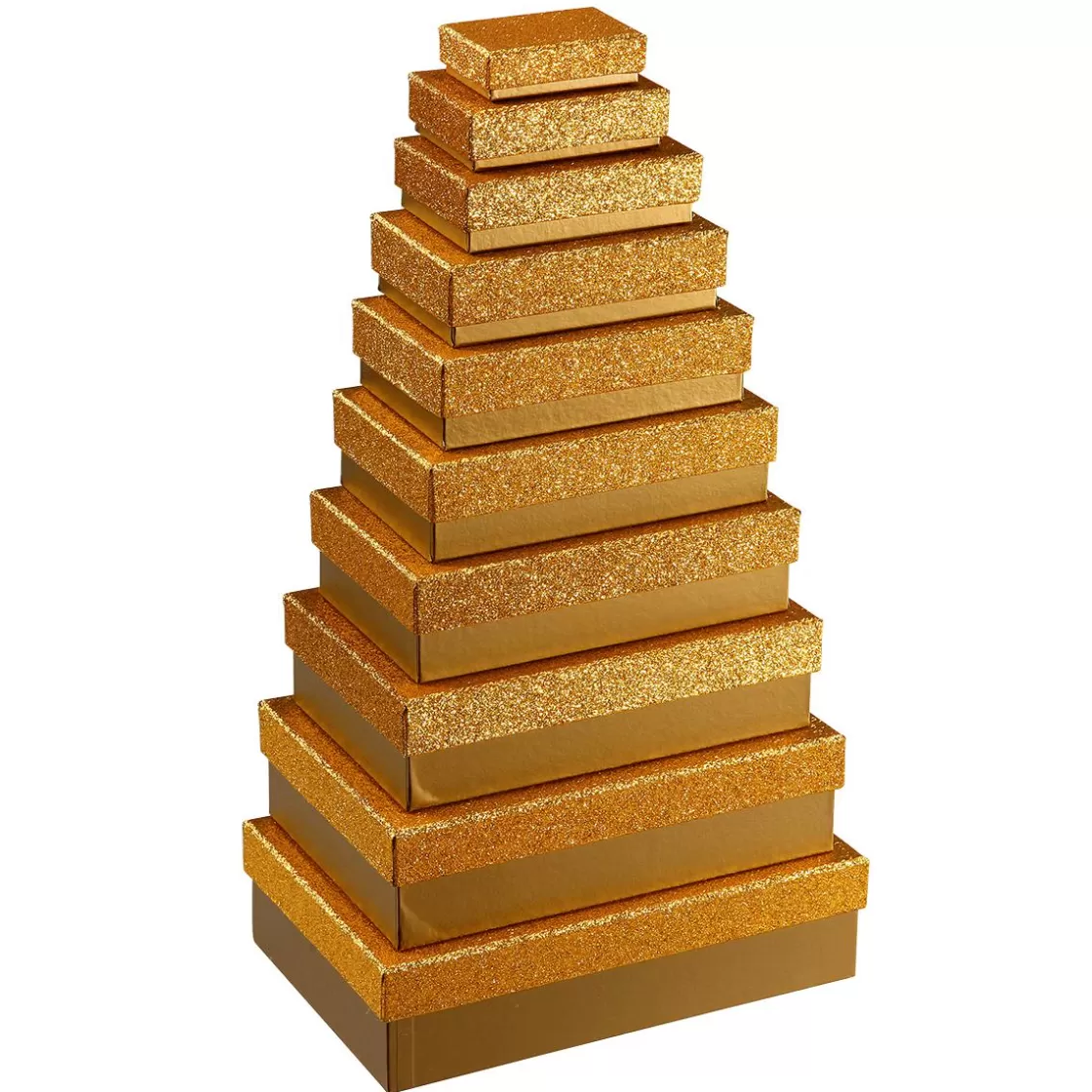 Cajas De Regalo>DecoWoerner Cajas De Cartón De Regalo Color Dorado, 10 Pz. oro