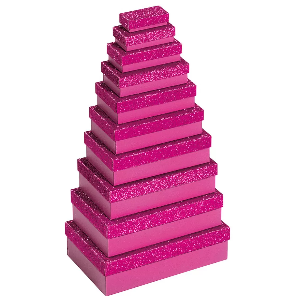 Cajas De Regalo>DecoWoerner Cajas De Cartón De Regalo Fucsia, 10 Piezas rosa