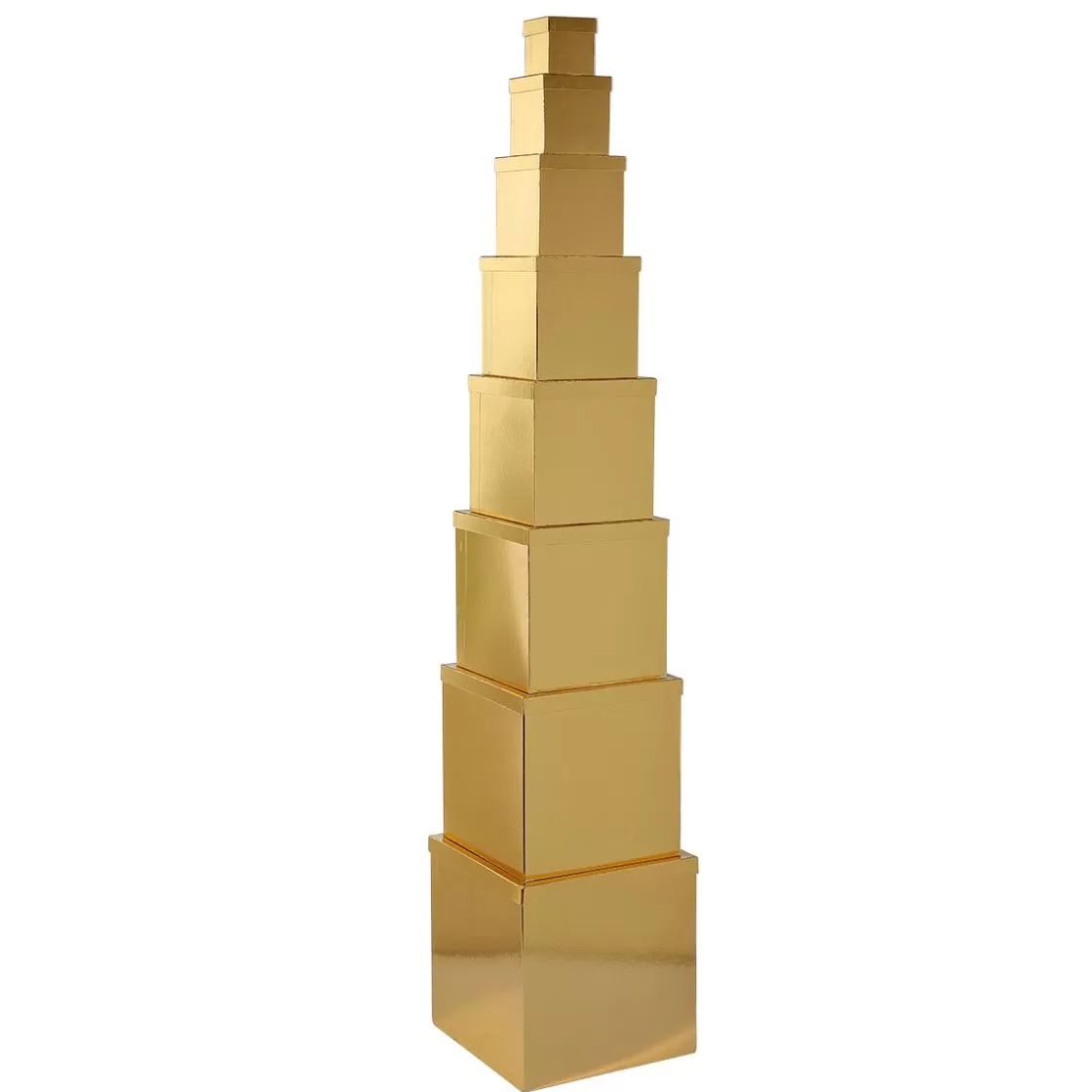 Cajas De Regalo>DecoWoerner Cajas De Cartón De Regalo Majestic Metallic, , 8 Piezas oro