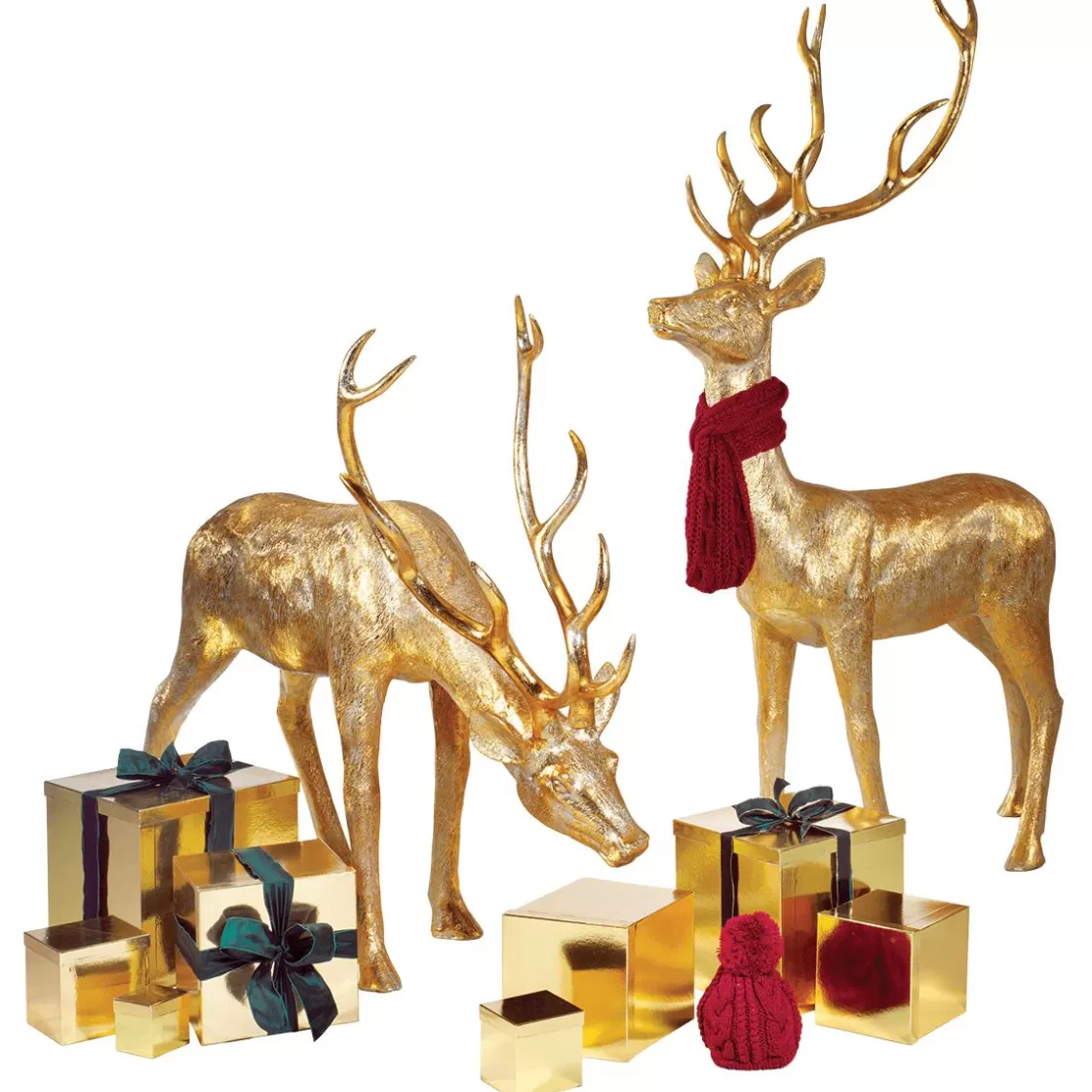 Cajas De Regalo>DecoWoerner Cajas De Cartón De Regalo Majestic Metallic, , 8 Piezas oro