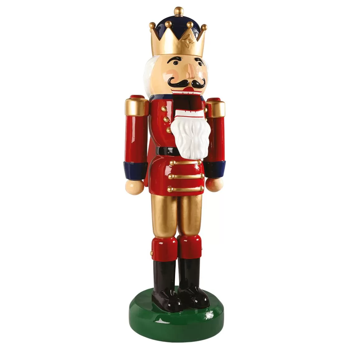 Decoración Navideña Xxl | Figuras De Navidad>DecoWoerner Cascanueces "Rey", 185 Cm rojo