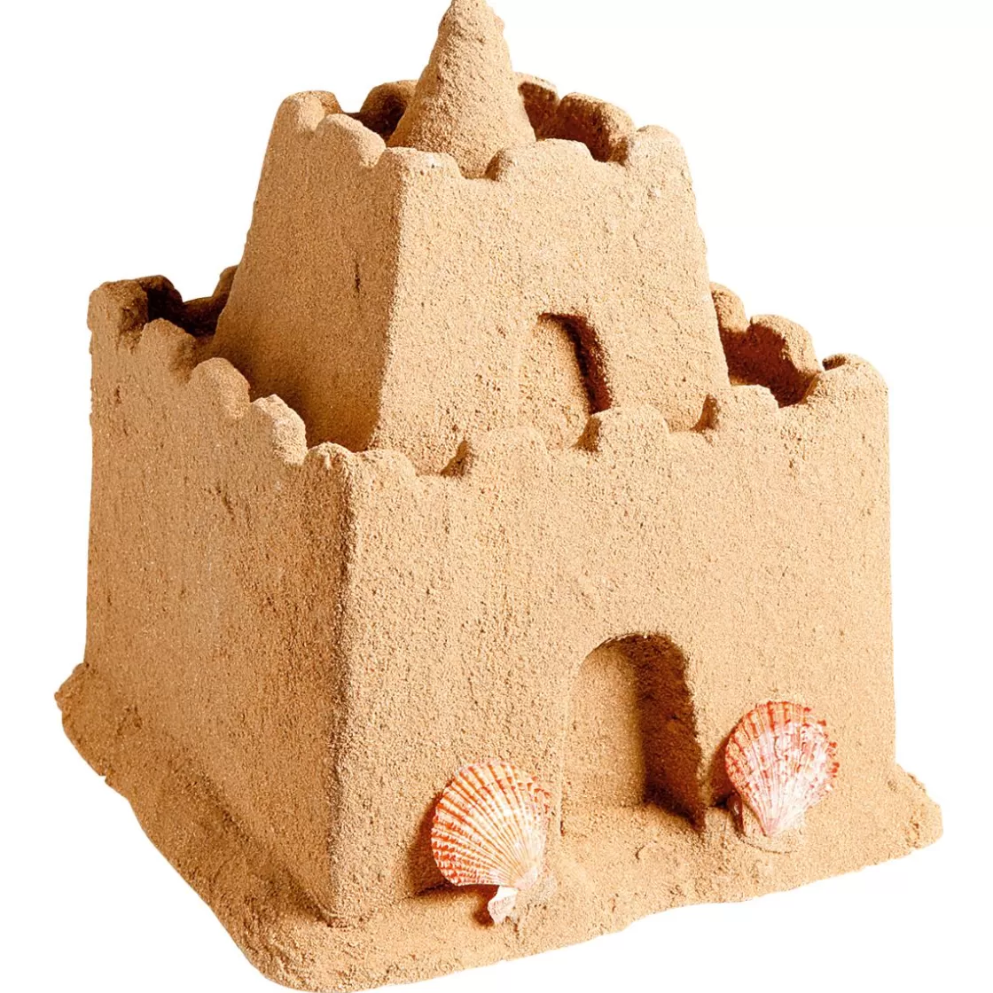 Decoración De Verano>DecoWoerner Castillo De Arena Decorativo Altura 40 Cm marrón