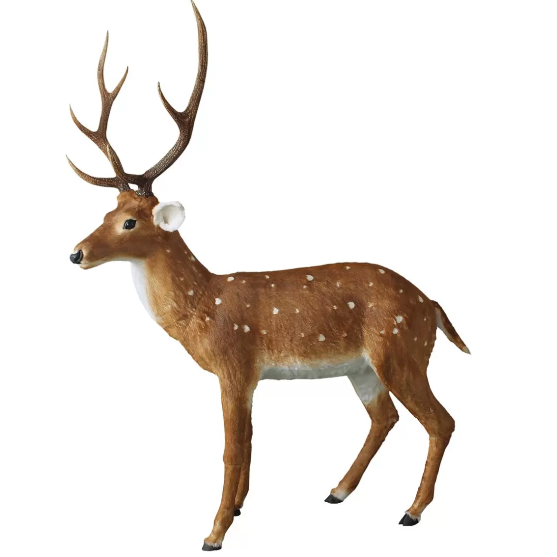 Decoración De Animales | Decoración De Otoño>DecoWoerner Ciervo Decorativo XXL De Pie 195 Cm marrón