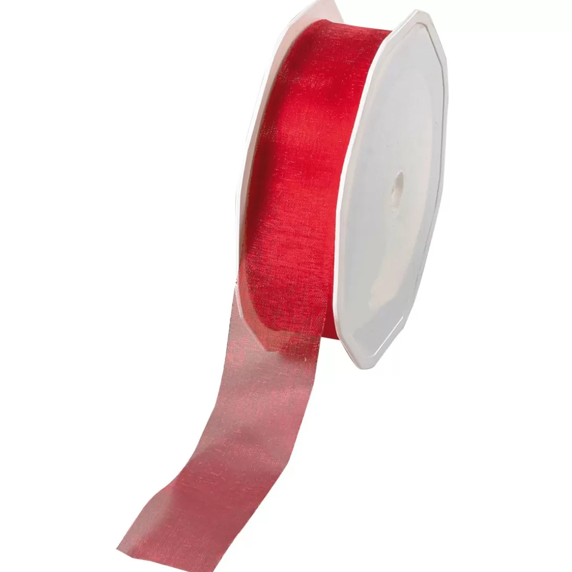 Cintas De Regalo>DecoWoerner Cinta De Chifón, Color , Anchura 25 Mm rojo