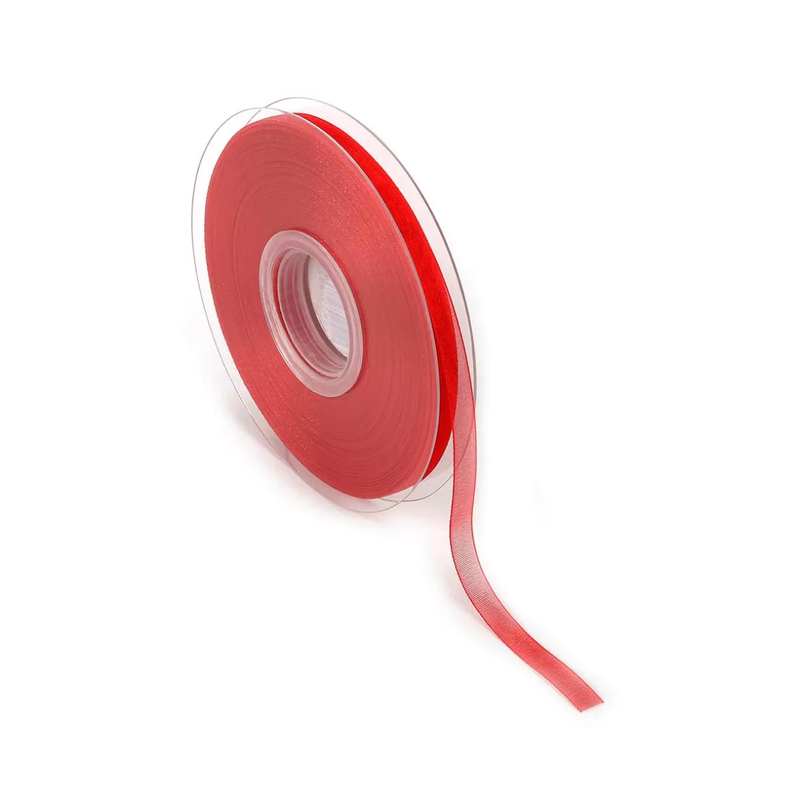 Cintas De Regalo>DecoWoerner Cinta De Gasa Con Orillo 6mm X 50m rojo