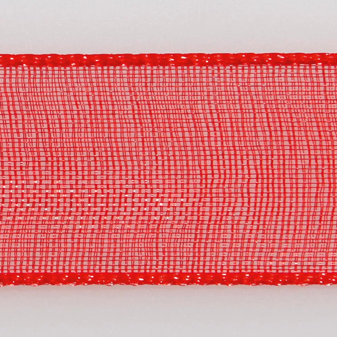 Cintas De Regalo>DecoWoerner Cinta De Gasa Con Orillo 6mm X 50m rojo