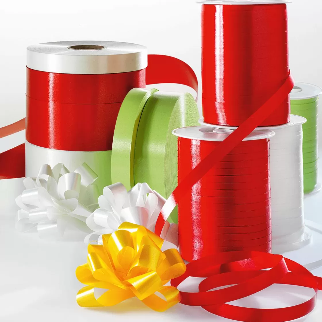Cintas De Regalo>DecoWoerner Cinta De Poliéster, Anchura De 10 Mm, Roja rojo