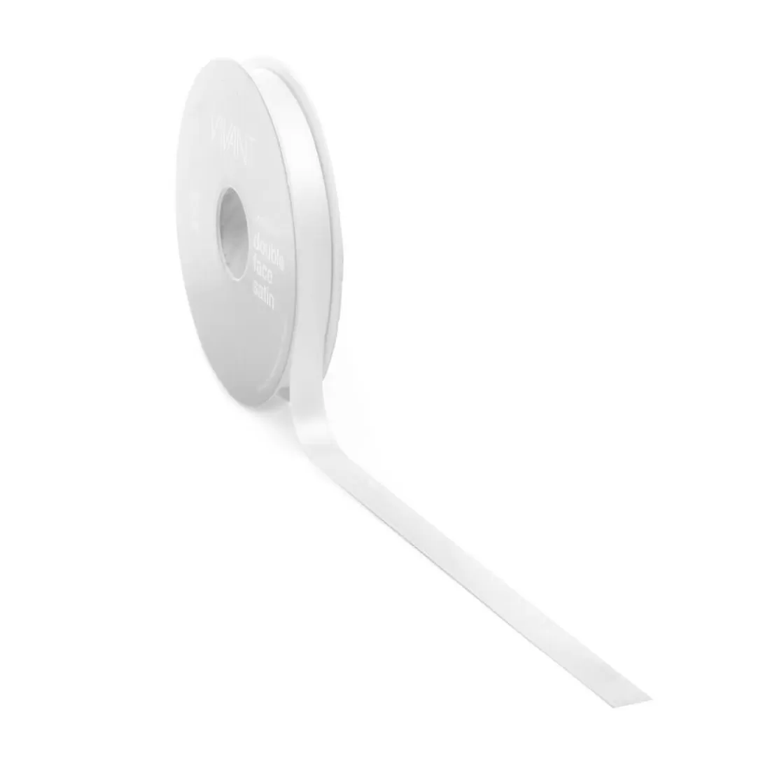 Cintas De Regalo>DecoWoerner Cinta De Raso, 10 Mm X 25m blanco