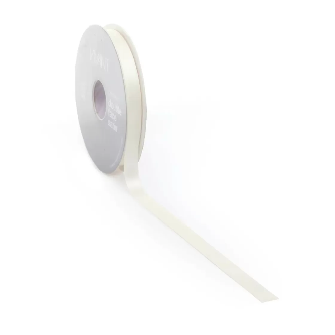 Cintas De Regalo>DecoWoerner Cinta De Raso, 10 Mm X 25m Crema blanco