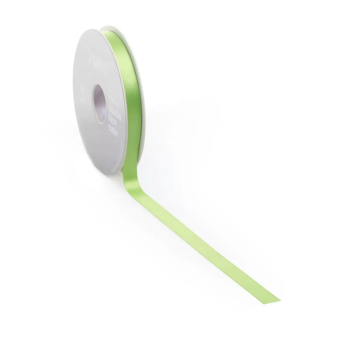 Cintas De Regalo>DecoWoerner Cinta De Raso, 10 Mm X 25m Claro verde