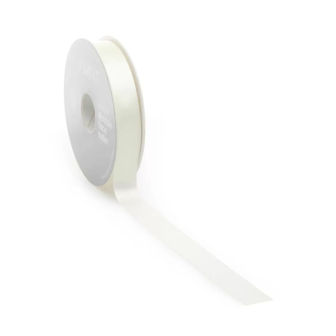 Cintas De Regalo>DecoWoerner Cinta De Raso, 25 Mm X 25m Crema blanco