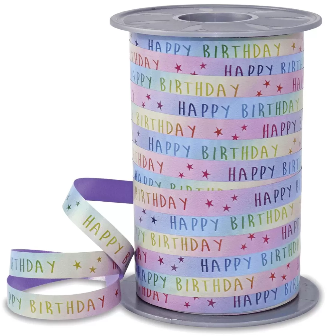 Cintas De Regalo>DecoWoerner Cinta De Regalo "Rainbow Birthday" Pastel 10mm, 200 M multicolor