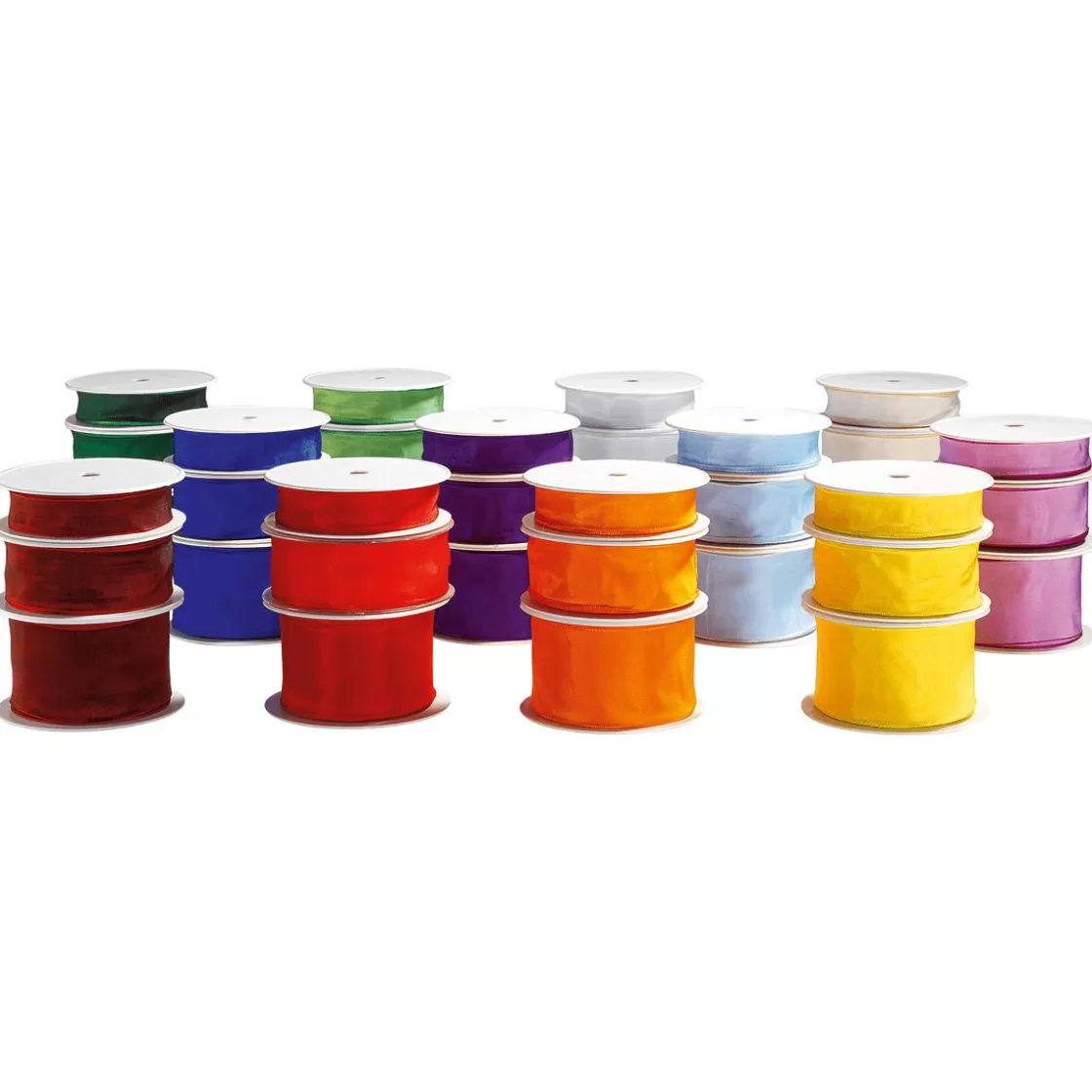 Cintas De Regalo>DecoWoerner Cinta De Tela Con Borde De Alambre, Burdeos, Anchura 25 Mm rojo