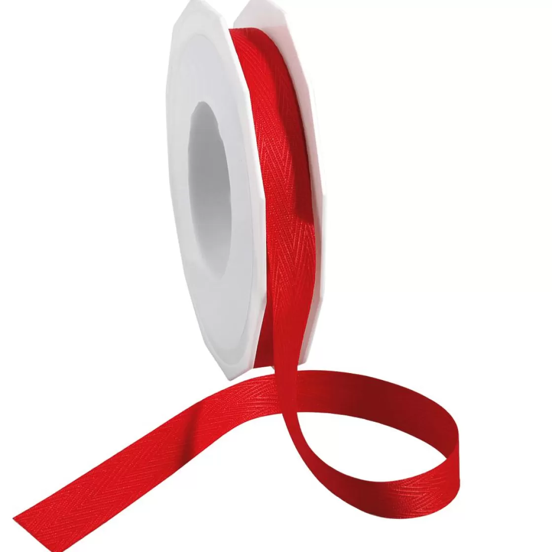 Cintas De Regalo | Go Green - Envoltorio Para Regalo Ecológico>DecoWoerner Cinta De Tela Respetuosa Con El Medio Ambiente Hecha De Material Reciclado 15 Mm 25 M rojo