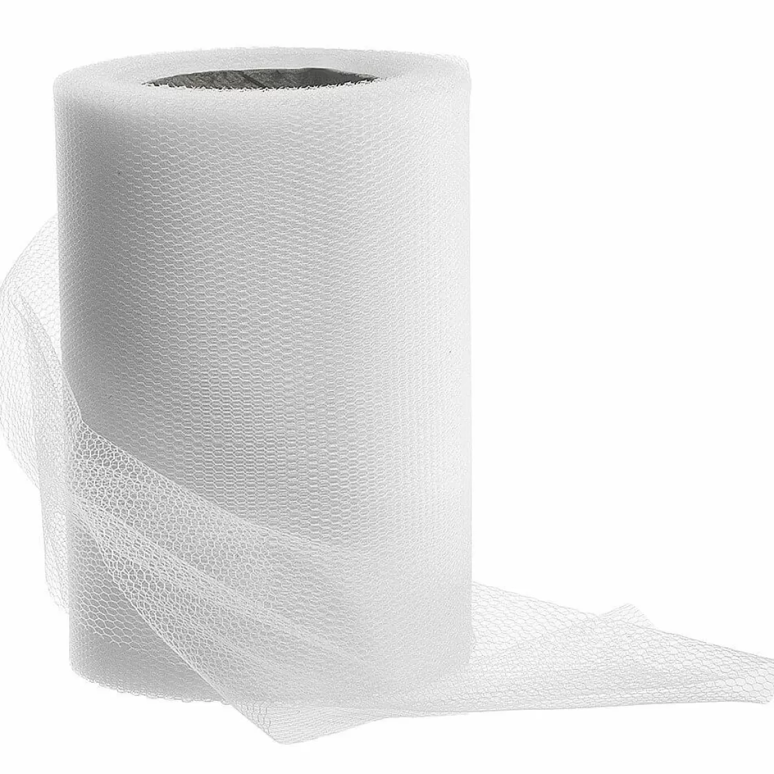 Cintas De Regalo>DecoWoerner Cinta De Tul, Anchura 100 Mm, Color blanco