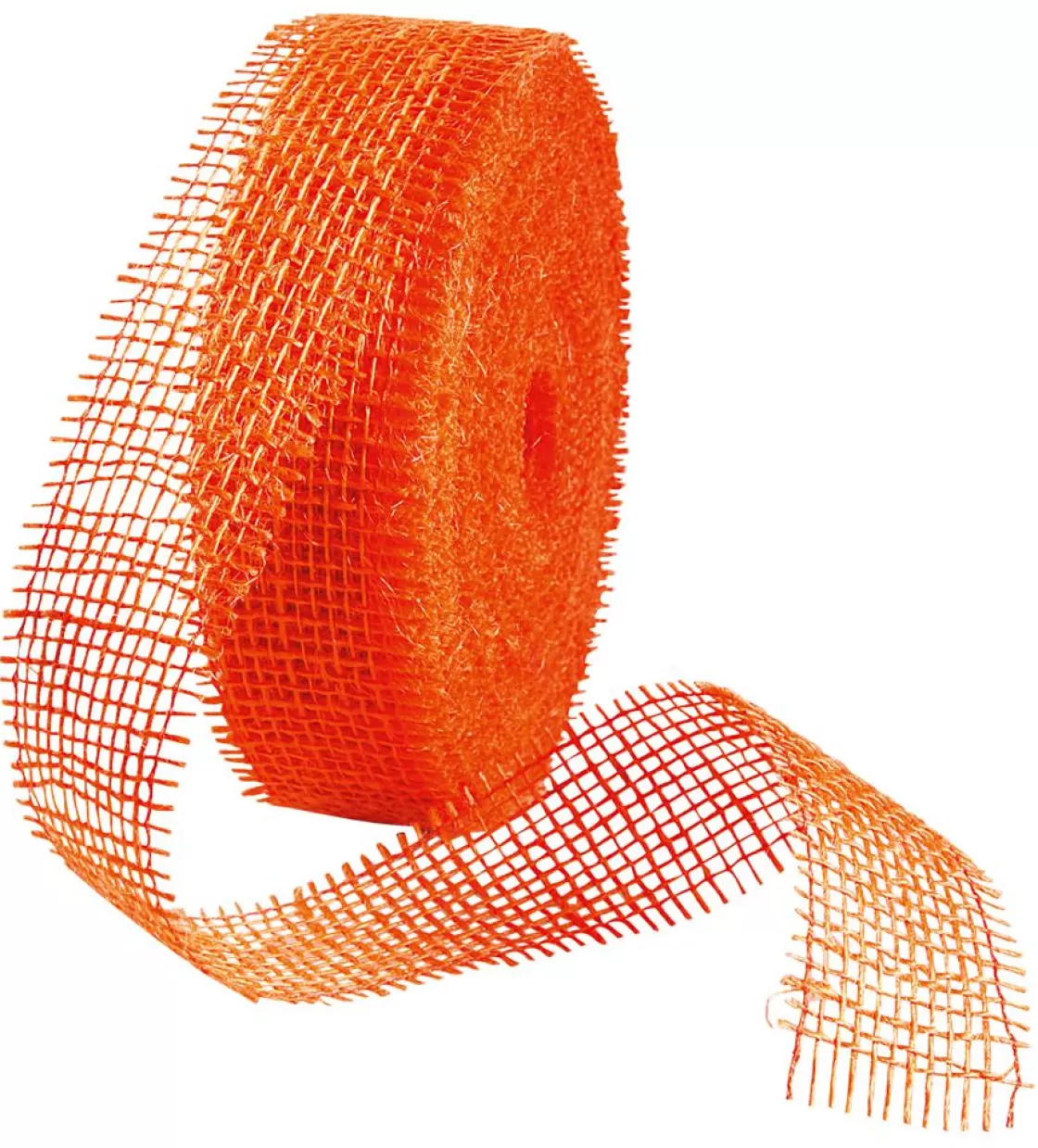 Cintas De Regalo | Decoración De Otoño>DecoWoerner Cinta De Yute, Color , Anchura 40 Mm naranja