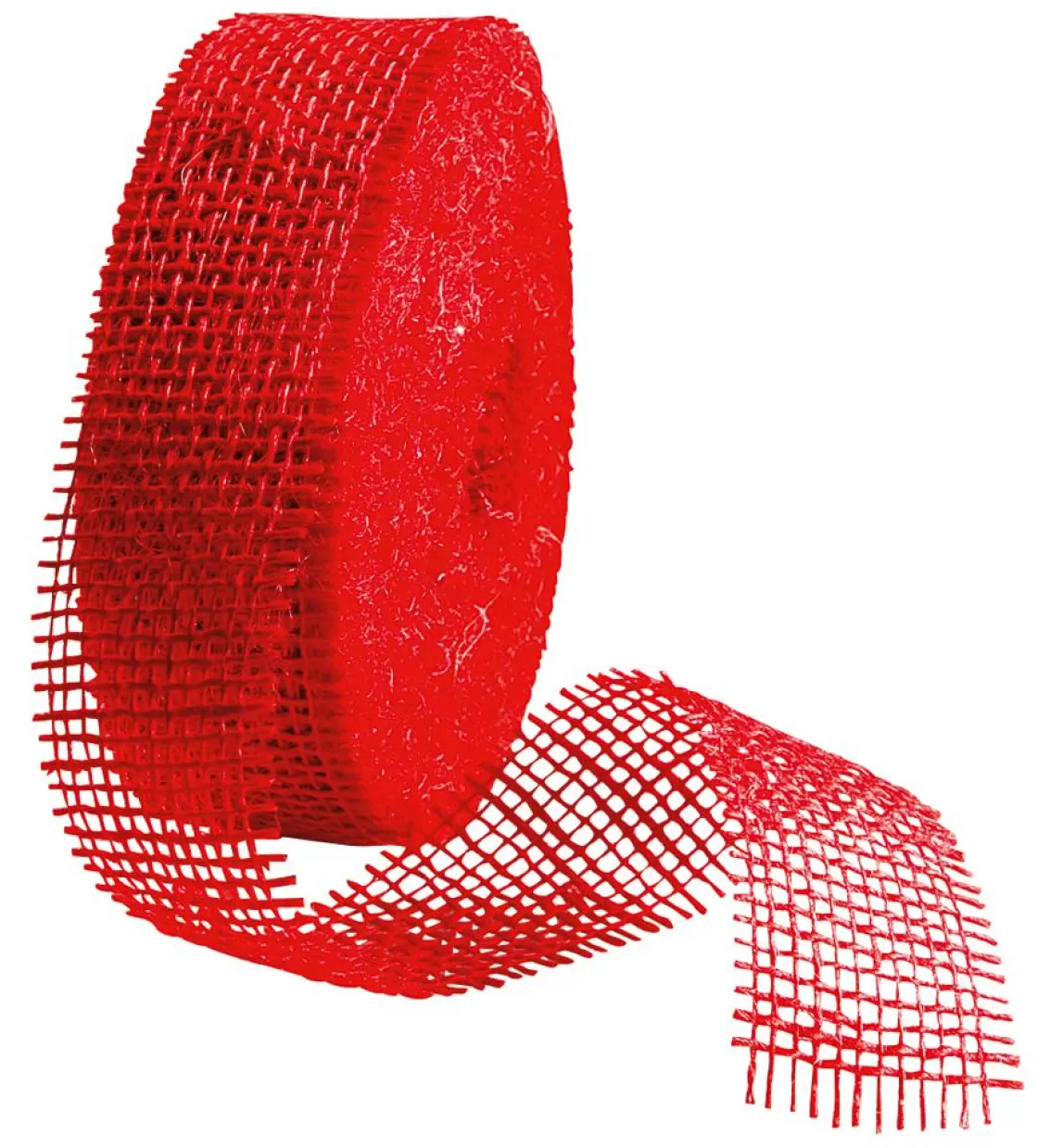 Cintas De Regalo | Decoración De Otoño>DecoWoerner Cinta De Yute, Color , Anchura 40 Mm rojo