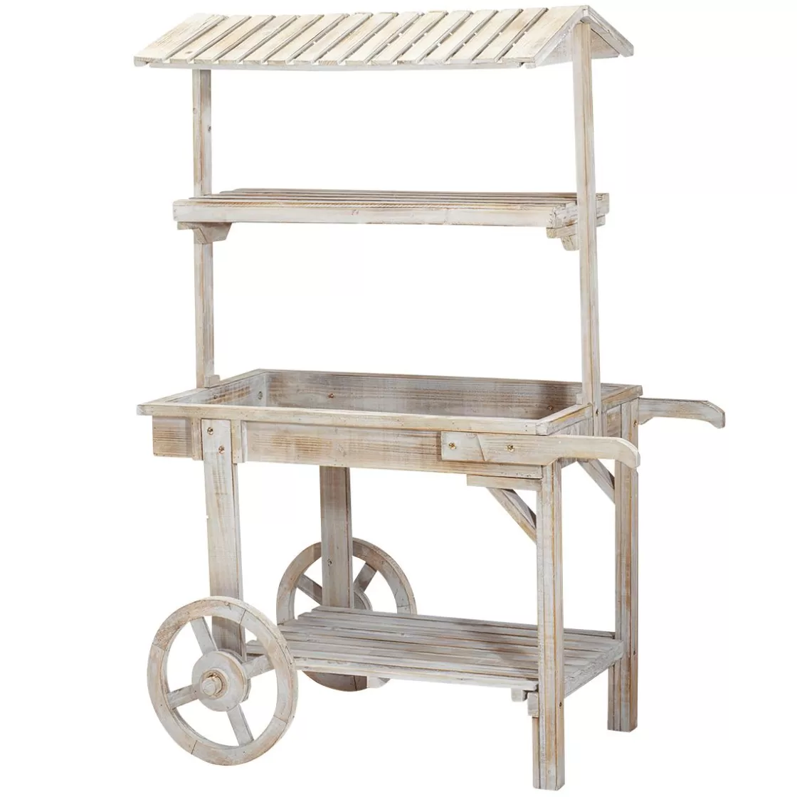 Decoración Temática>DecoWoerner Coche Vintage Altura 130 Cm blanco