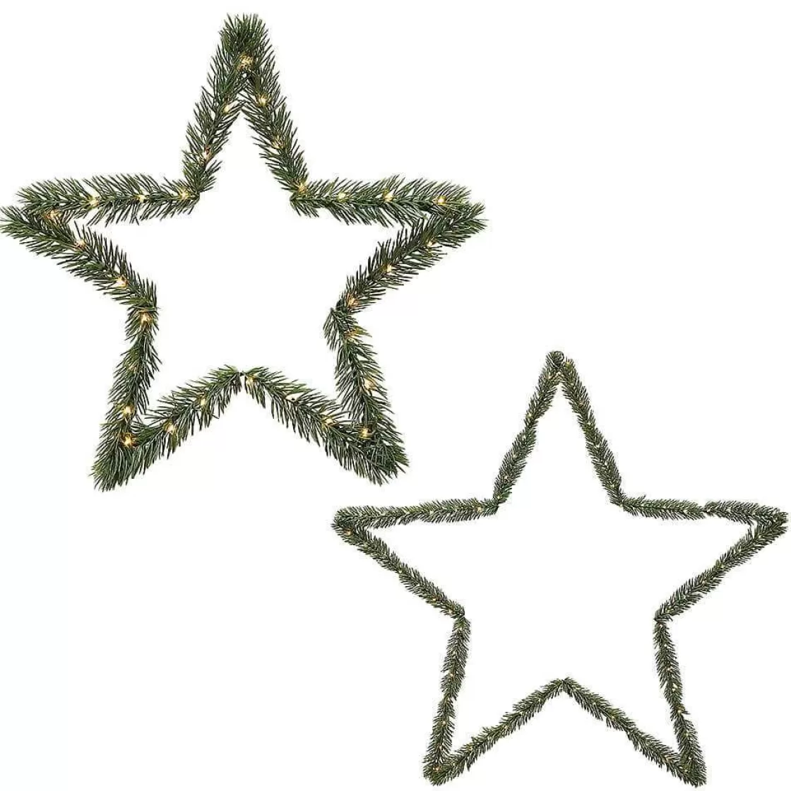 Estrella De Navidad | Luces De Navidad>DecoWoerner Colgante De Estrella De Luz LED Ø 38 Cm verde