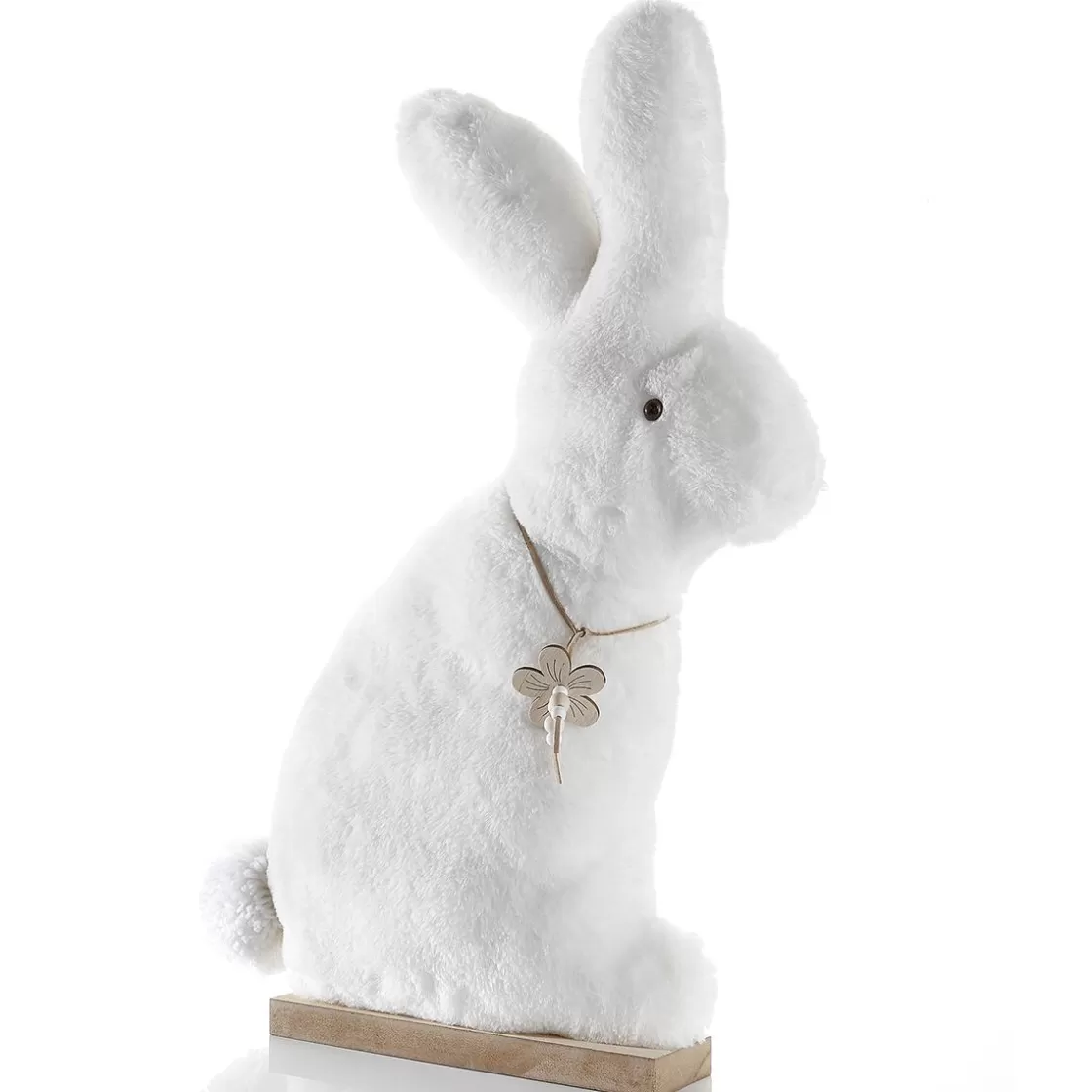 Decoración De Pascua>DecoWoerner Conejito De Peluche Deco, , 57 Cm De Altura blanco