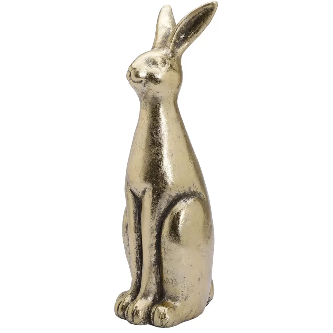 Decoración De Pascua>DecoWoerner Conejo De Pascua De Cerámica Dorada 33 Cm oro