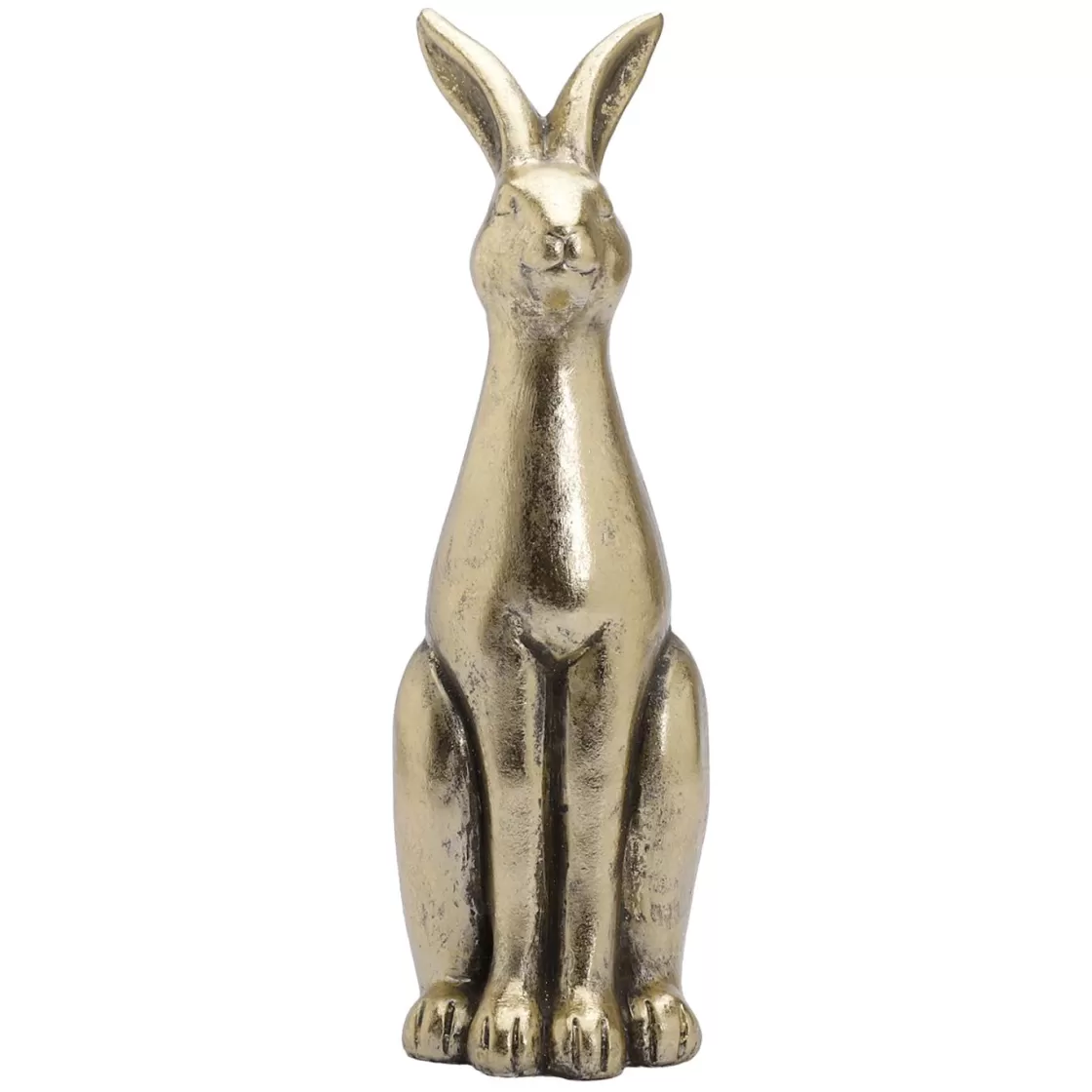 Decoración De Pascua>DecoWoerner Conejo De Pascua De Cerámica Dorada 33 Cm oro