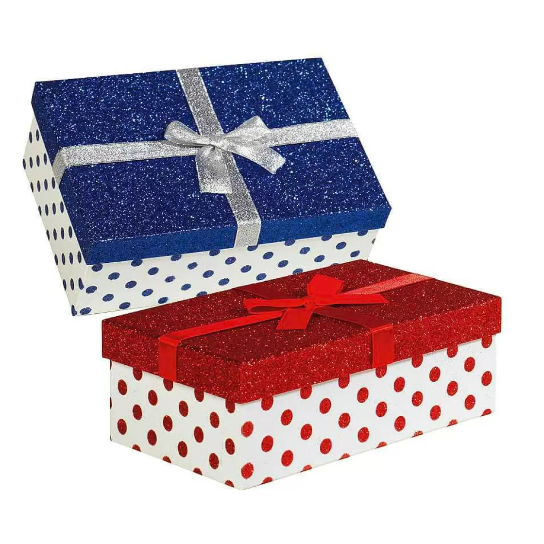Cajas De Regalo>DecoWoerner Conjunto De Cajas De Regalo Blanco/rojo/azul, 6 Piezas multicolor