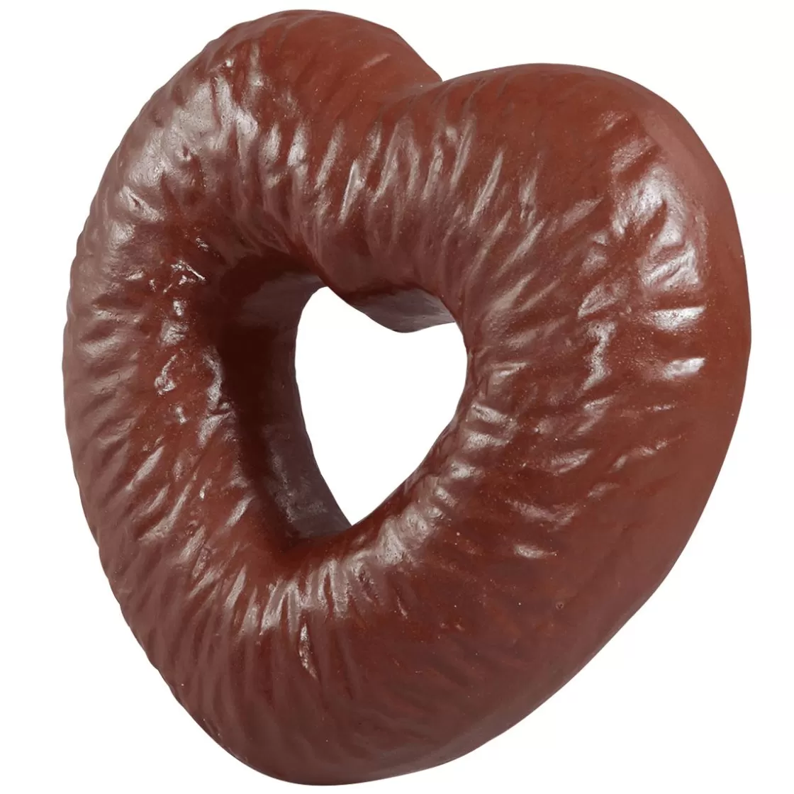 Chupetes Xxl>DecoWoerner Corazón De Pan De Jengibre De Chocolate Ø 30 Cm marrón