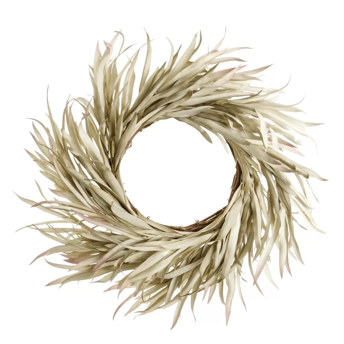 Decoración De Otoño | Ramos Y Coronas De Flores>DecoWoerner Corona De Flores Artificial "Sauce" 75 Cm Claro verde