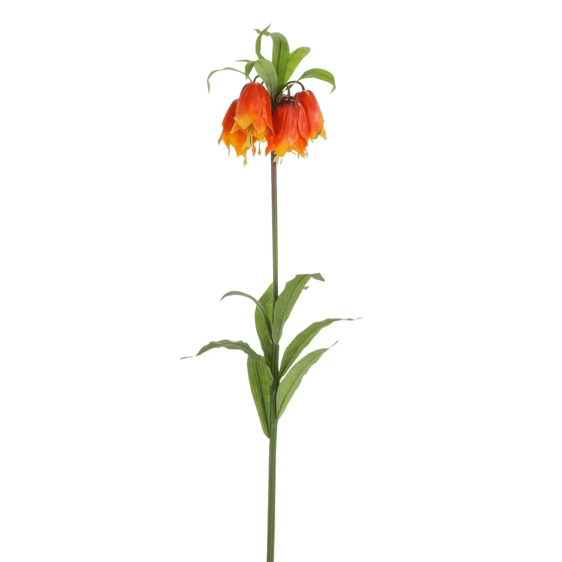 Decoración De Verano | Flores Artificiales>DecoWoerner Corona Imperial Artificial Fritillaria Imperialis 110 Cm naranja