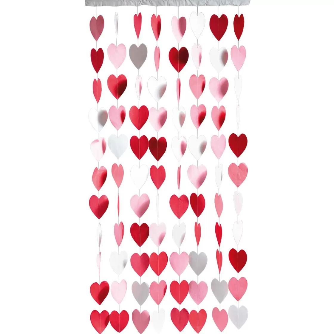 Decoración Temática>DecoWoerner Cortina "Corazón", 200 X 100 Cm multicolor