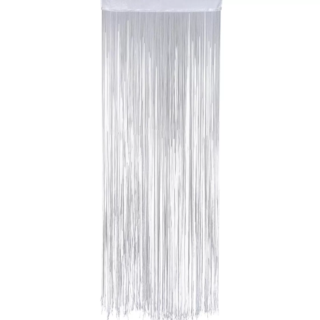 Decoración Temática>DecoWoerner Cortina De Cuerdas Blanca, 200 X 90 Cm blanco